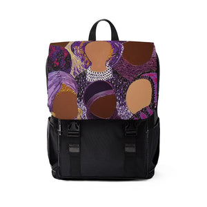Women in Lavender: Unisex Casual Shoulder Backpack