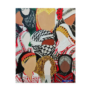 Palestinian Women Art Print-Rolled Poster