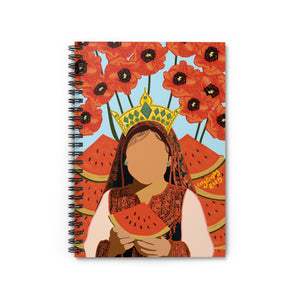 Spiral Notebook - Palestinian Girl Design
