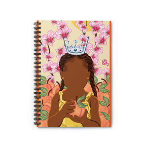 Peach Blossom Princess: Spiral Notebook - Ruled Line